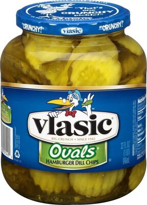 Ovals hamburger dill chips