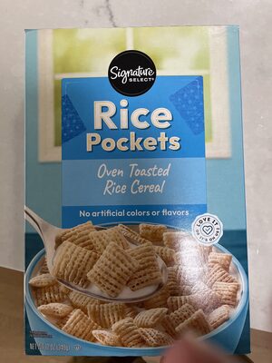 Oven toasted rice cereal