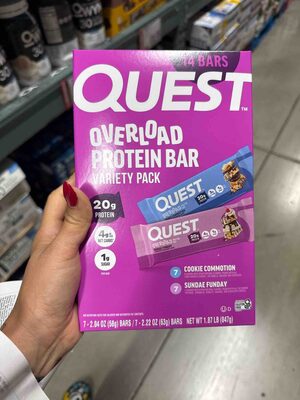 Overload Protein Bar Variety Pack