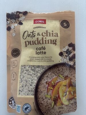 Overnight Oats & Chia Pudding Café Latte