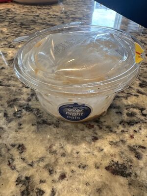 OVERNIGHT OATS WITH BLUEBERRIES