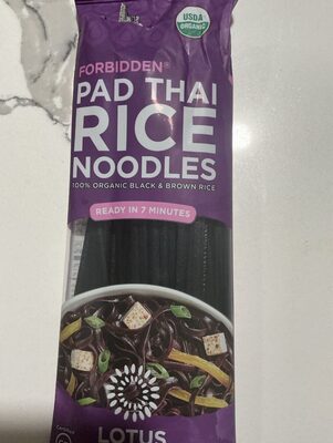 Pad Thai Forbidden Rice Noodles