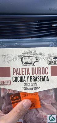 Paleta Duroc cocida y braseada
