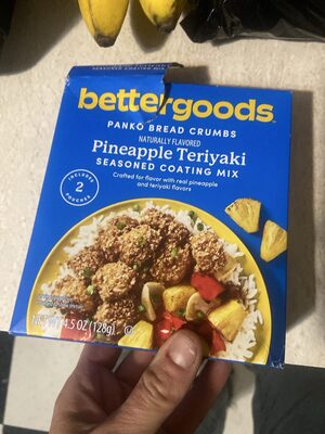 Panko Bread Crumbs Pineapple Teriyaki