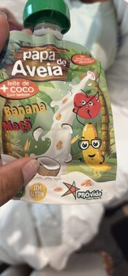 Papa de Aveia Banana Maçã