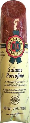 Paper wrapped salame portofino chub