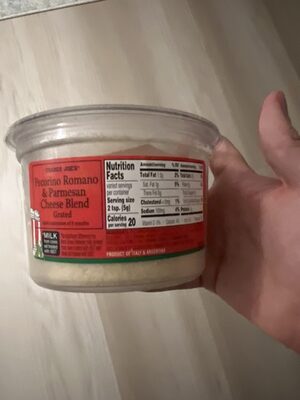 Parmesan & Romano Grated Cheese Blend (pasteurized)