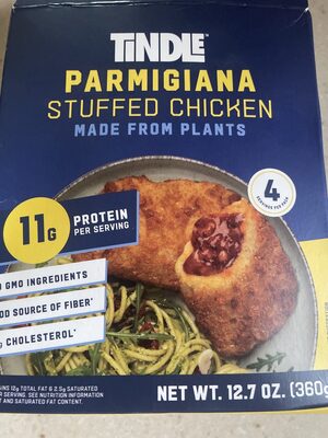 Parmigiana Stuffed Chicken Made From Plants