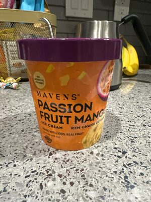 Passion Fruit Mango Ice Cream