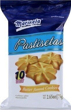 Pastisetas butter flavored cookies