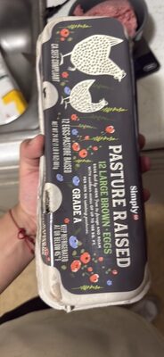 PASTURE RAISED 12 LARGE BROWN EGGS