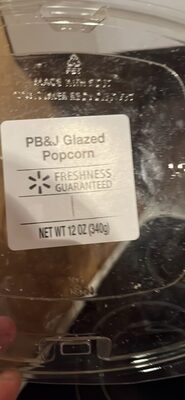 PB&J Glazed Popcorn