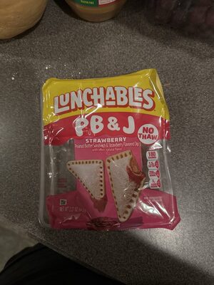 PB&J Strawberry Peanut Butter Sandwich & Strawberry Flavored Dip