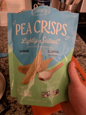 Pea Crisps Lightly Salted Baked Green Pea Snacks