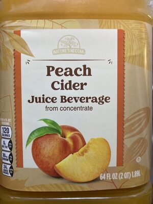 Peach Cider Juice Beverage