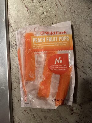 Peach Fruit Pops