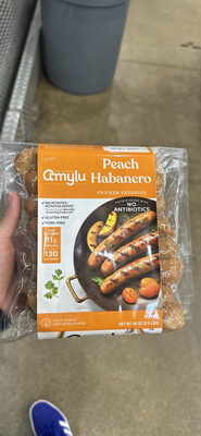 Peach Habanero Chicken Sausages