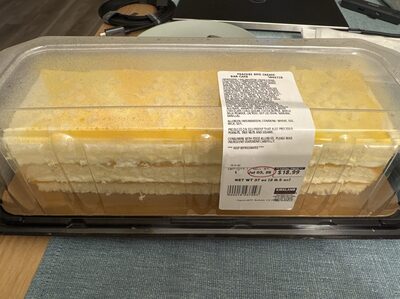 Peaches And Cream Bar Cake