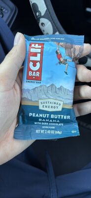 Peanut Butter Banana Energy Bar with Dark Chocolate