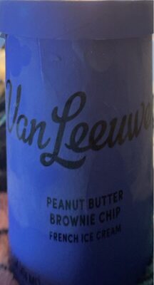 Peanut butter brownie chip french ice cream