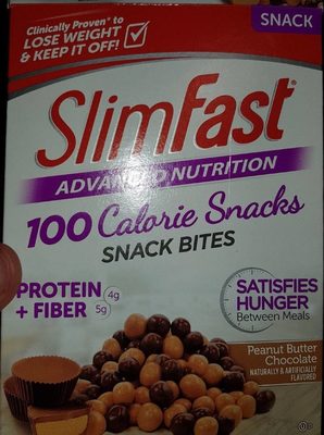 Peanut butter chocolate flavored advanced nutrition snack bites