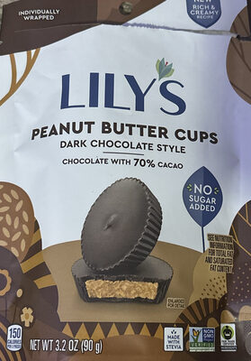 Peanut Butter Cups Dark Chocolate Style