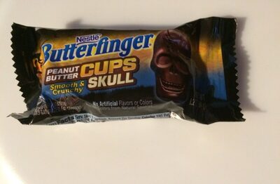 Peanut butter cups skull