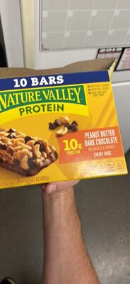 Peanut Butter Dark Chocolate Chewy Bars