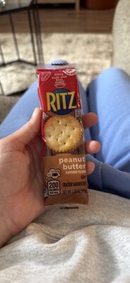 peanut butter flavored filling cracker sandwiches