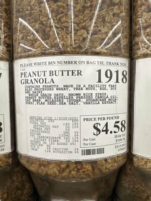 Peanut Butter Granola - Code 1918