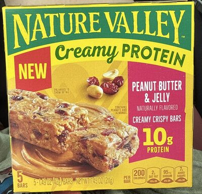 Peanut Butter & Jelly Creamy Crispy Bars