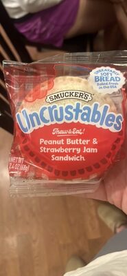 Peanut Butter & Strawberry Jam Sandwich