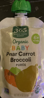 Pear Carrot Broccoli Purée