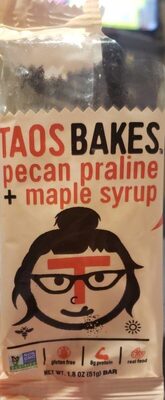 Pecan Praline + maple syrup