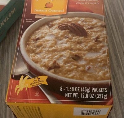 Pecan Pumpkin Instant Oatmeal