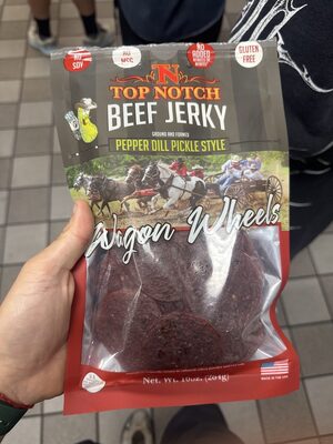 Pepper Dill Pickle Jerky Wagon Wheels
