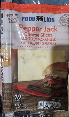 Pepper Jack Cheese Slices