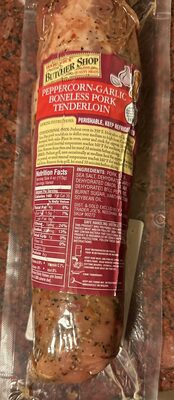 Peppercorn-Garlic Boneless Pork Tenderloin