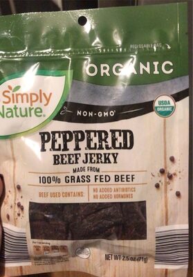 Peppered beef jerky