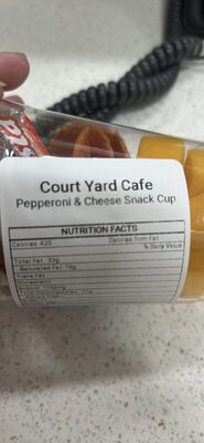 Pepperoni & Cheese Snack Cup