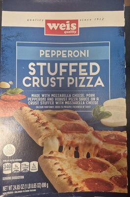 Pepperoni Stuffed Crust Pizza