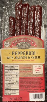 Pepperoni With Jalapeno & Cheese