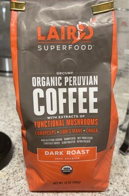 Peruvian Coffee with Extracts of Functional Mushrooms