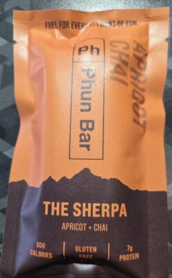 Phun Bar The Sherpa, Apricot + Chai