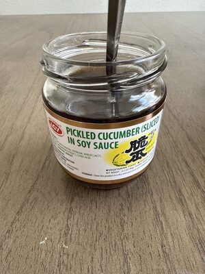 Pickled Cucumber Sliced in Soy Sauce