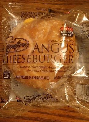 Pierre Signatures Angus Cheeseburger