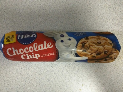 Pillsbury Chocolate Chip Cookie Dough Value Size
