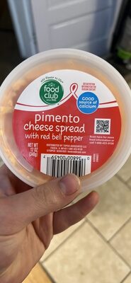 pimento cheese spread with red bell pepper