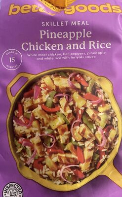 Pineapple chicken and rice