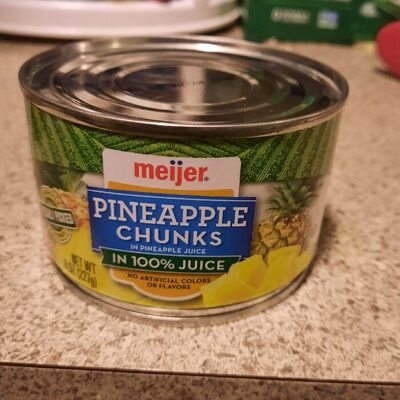 Pineapple Chunks In Pineapple Juice